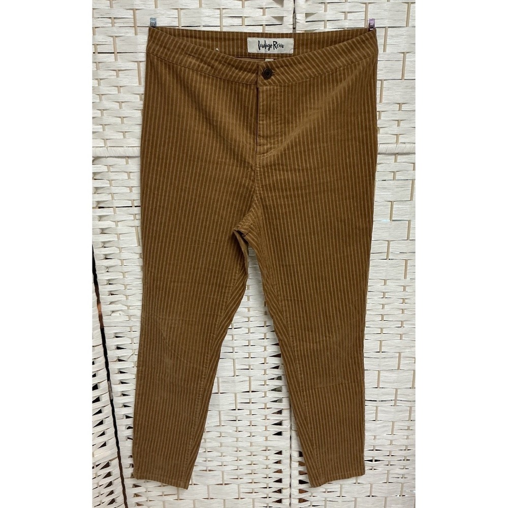 Indigo Rein Brown Striped Corduroy Skinny Jeans Juniors Size 11/29